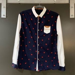 Unique Men’s Long Sleeve Button Up!